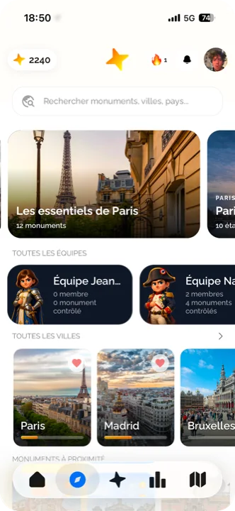 Apercu de l'application FlashTheWorld